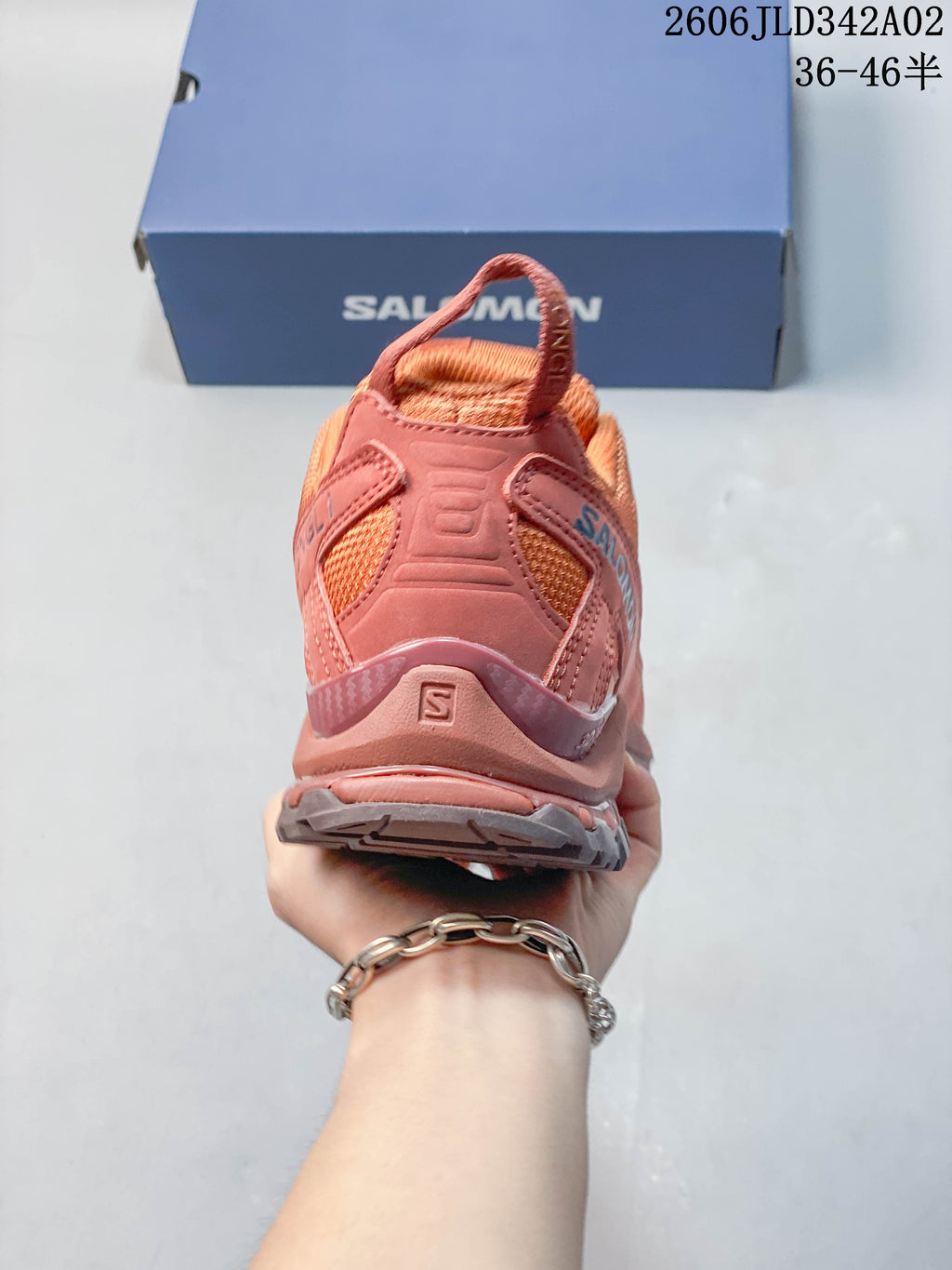 Rear view showing the heel structure and outsole.