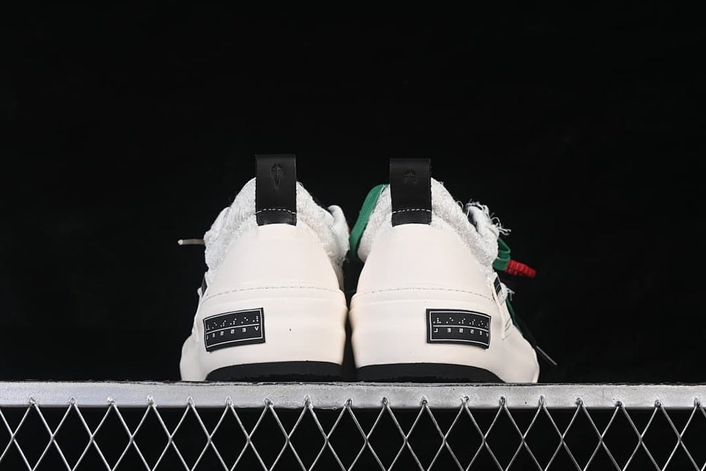 Rear view of both sneakers