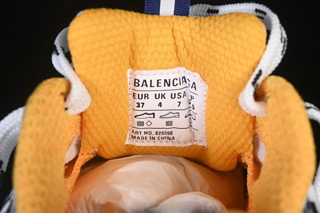 Tongue size label showing EU 37 on the photographed shoe
