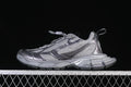 Side view of a grey Balenciaga Phantom sneaker with a chunky sole.