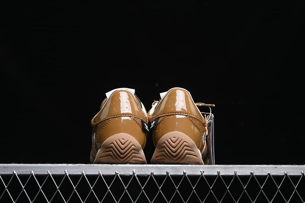 Rear view of both sneakers