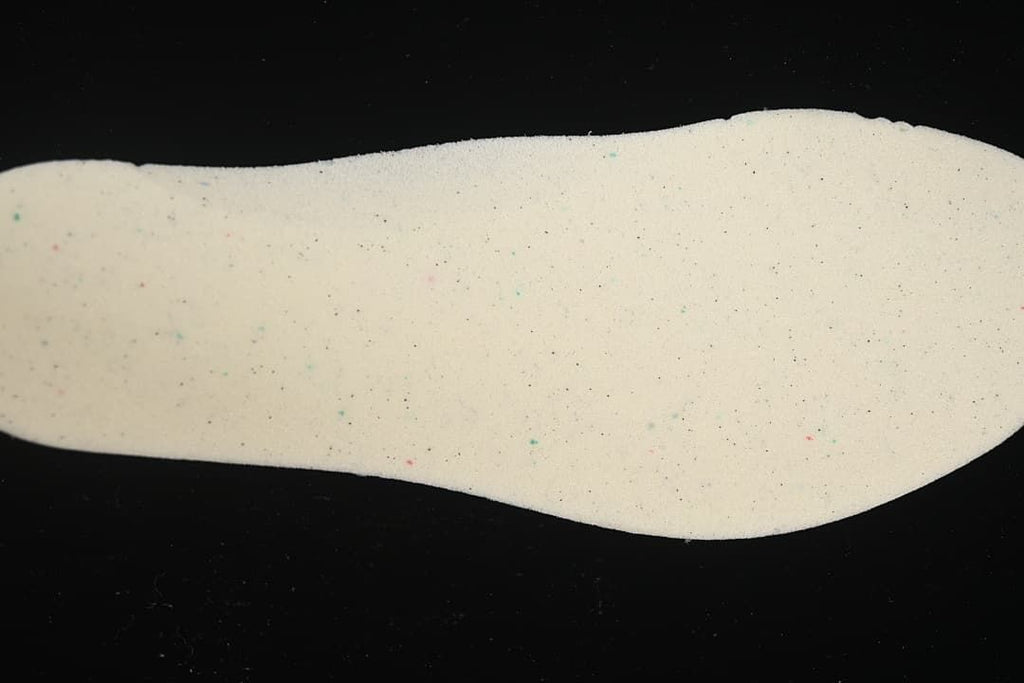Close-up of the shoe insole