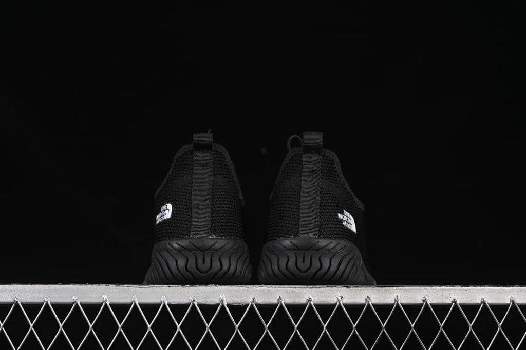 Rear view of both sneakers