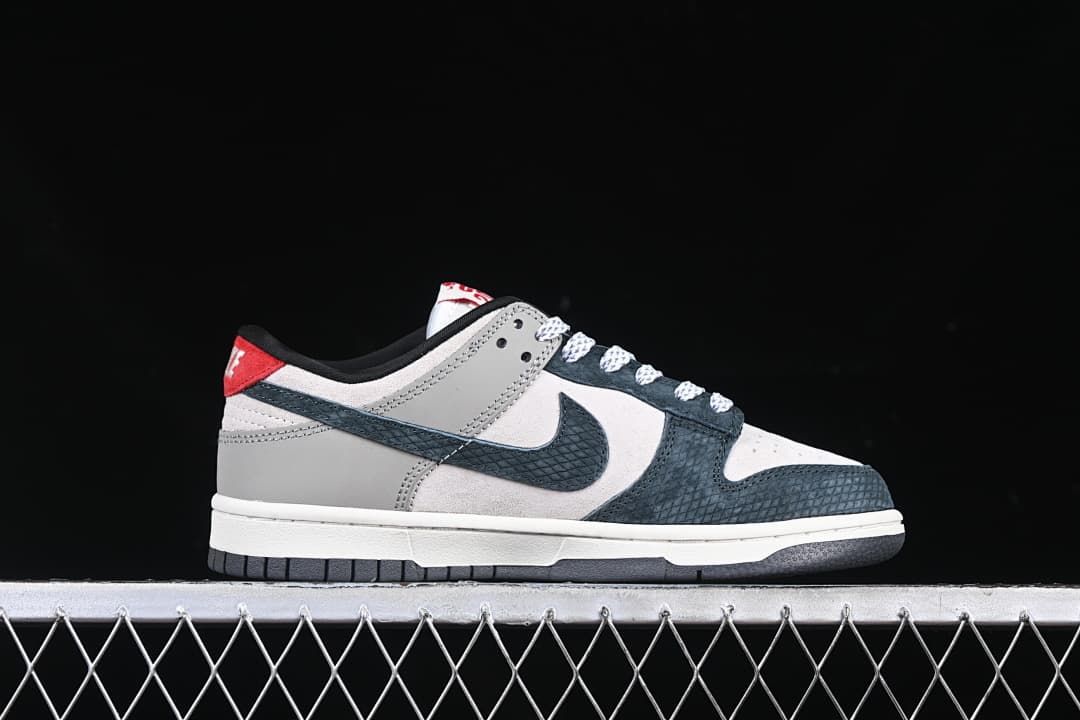 Outer side view of the low-top sneaker