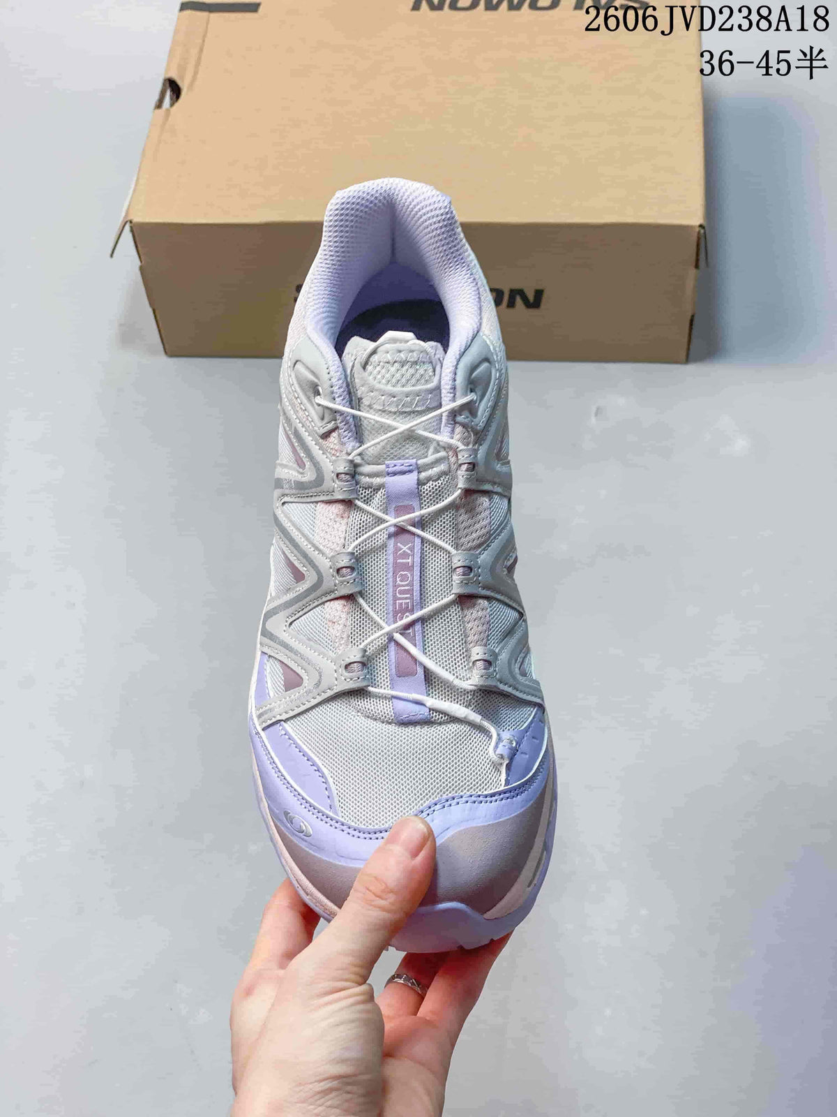 Top view showing the mesh-look upper and quick-lacing system.