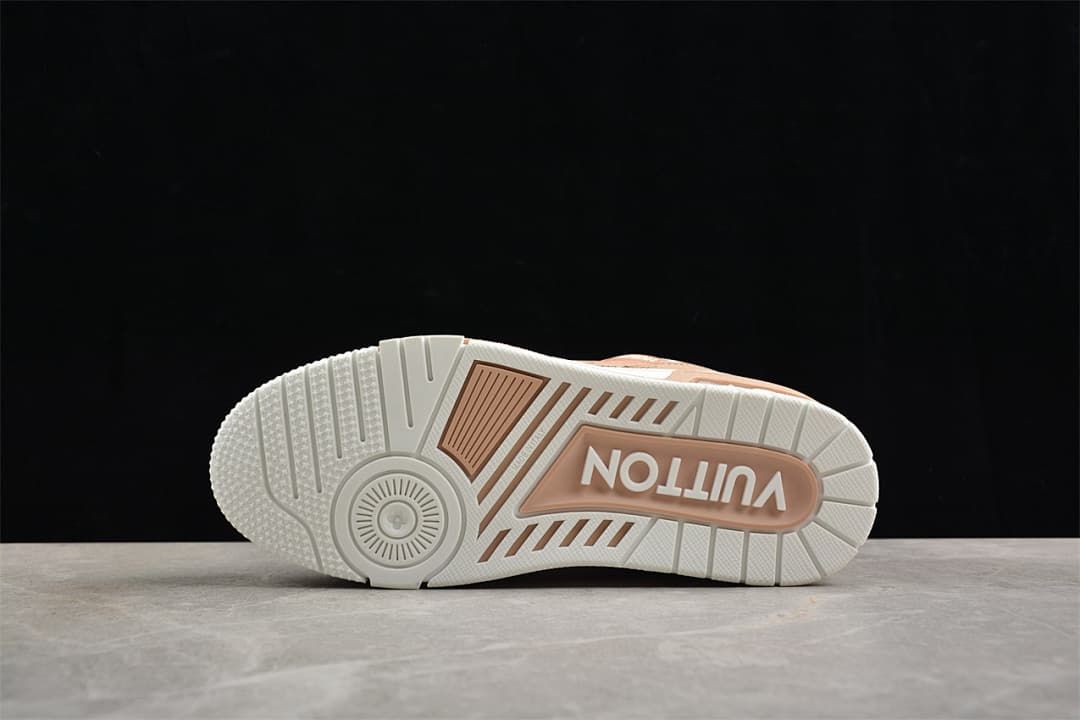 Underside view showing the patterned outsole