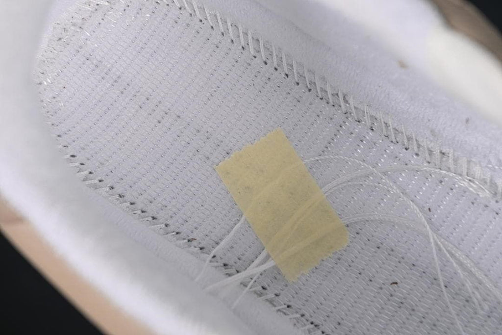 Close-up of the shoe interior and lining
