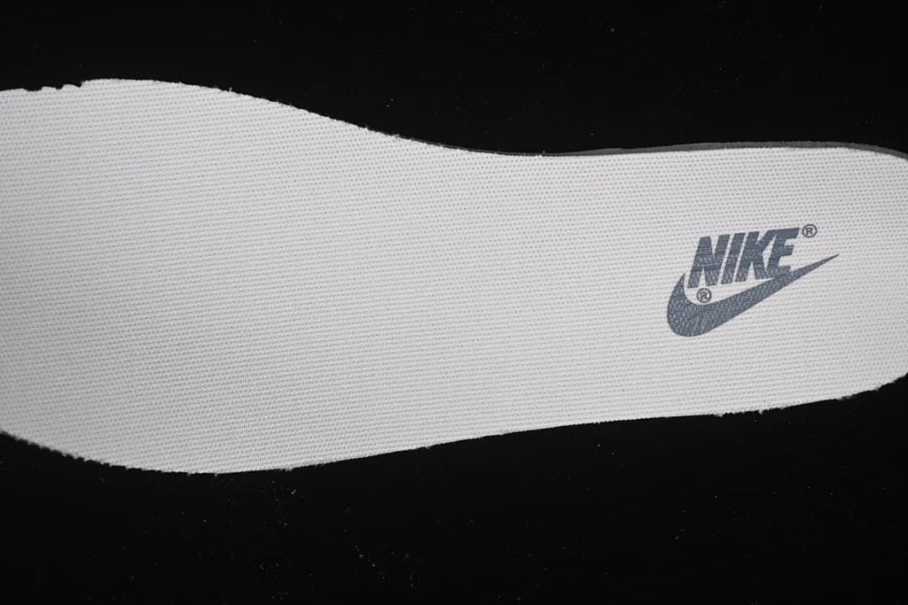Close-up of the insole with Nike branding