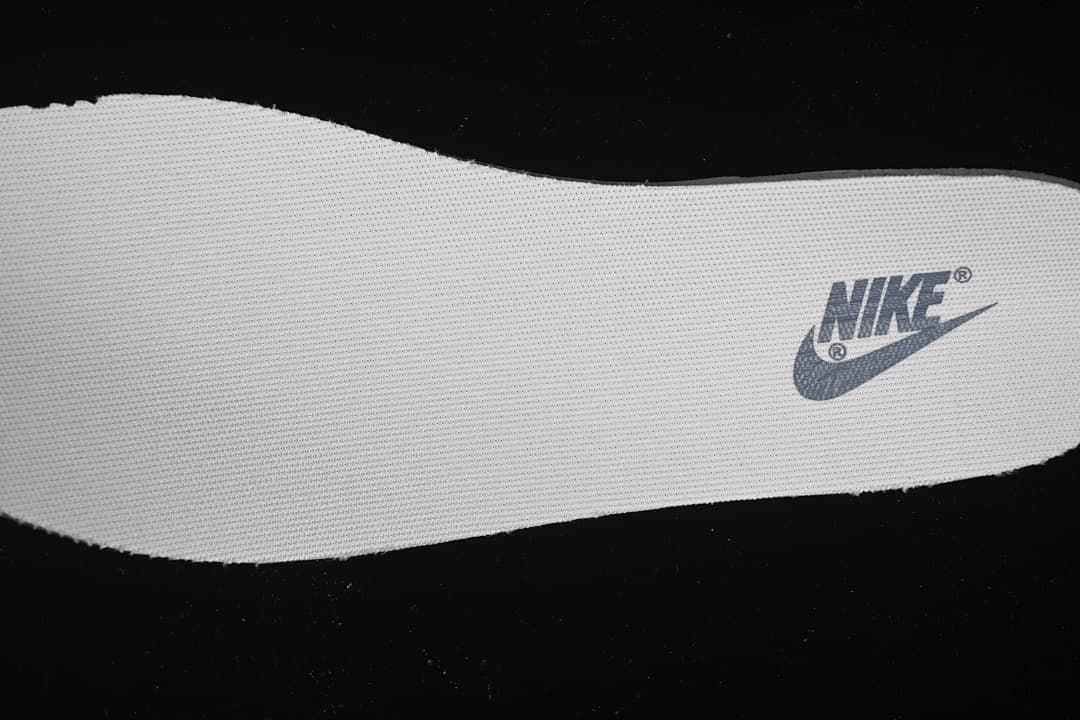 Close-up of the insole with Nike branding