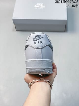 Rear view showing Nike Air branding on the heel tab and the layered heel construction.