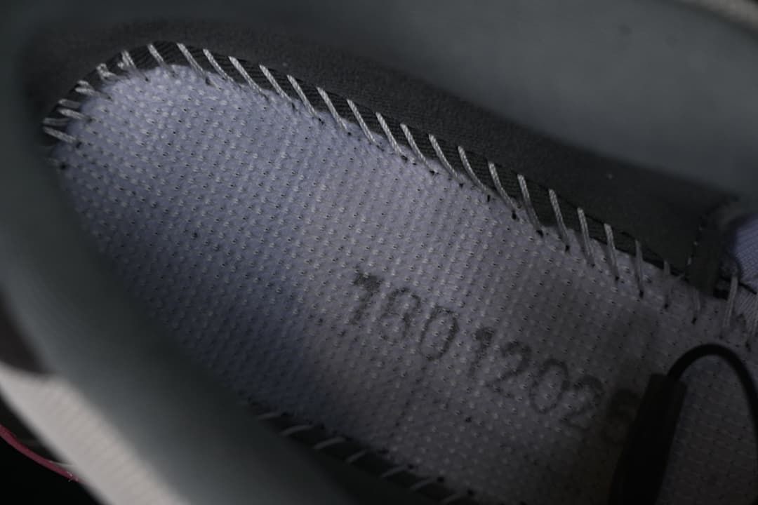 Close-up of the shoe interior and insole stitching.