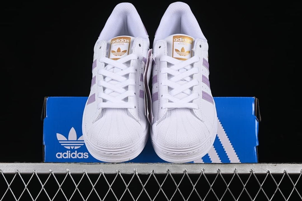 Front view of the pair highlighting the textured shell toes