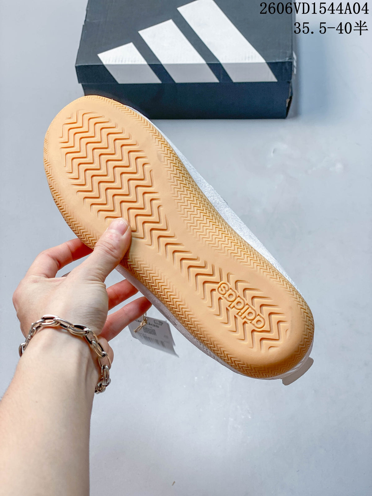 Close-up of the patterned gum-colored outsole on the adidas Urban Reverie sneaker
