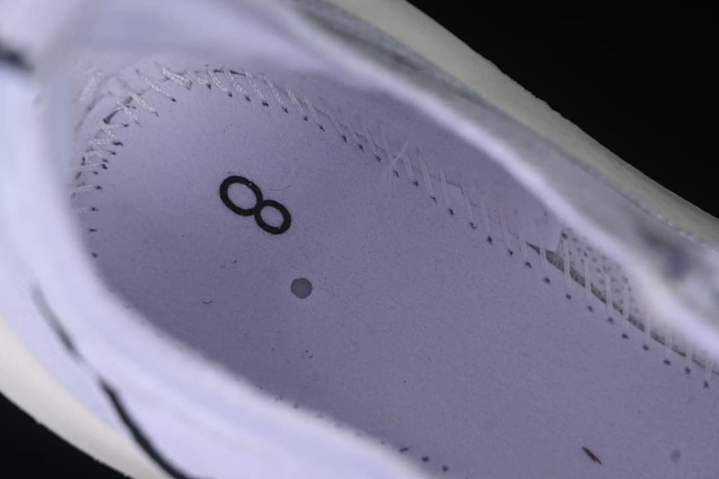 Close-up of the shoe interior and insole