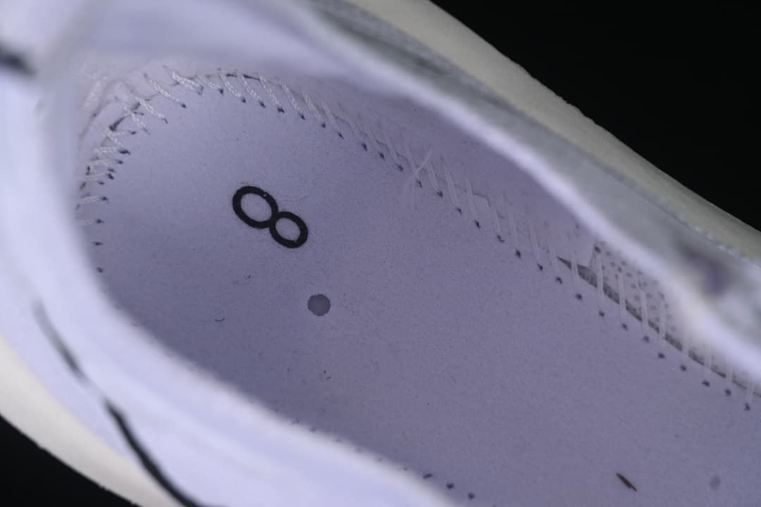 Close-up of the shoe interior and insole