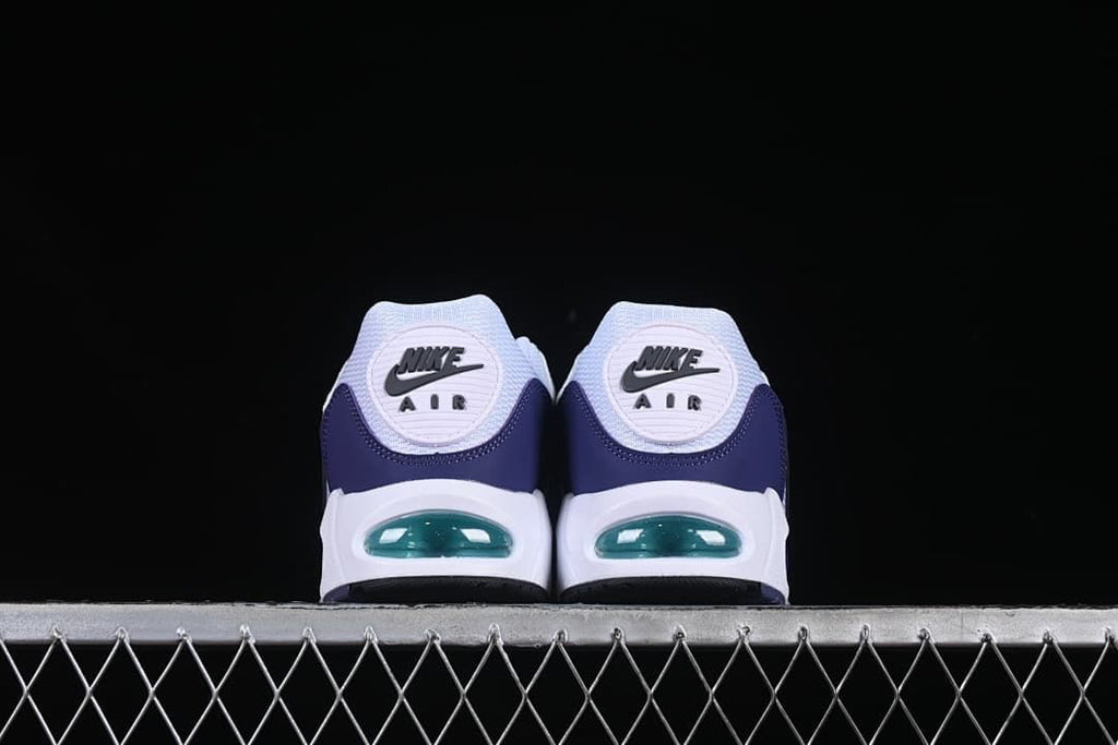 Rear view of the pair showing heel branding and visible air units