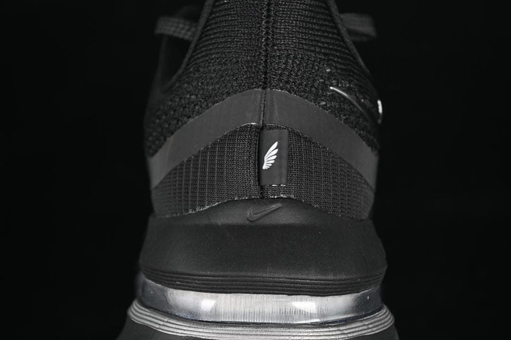 Rear view showing the heel and visible cushioning unit.