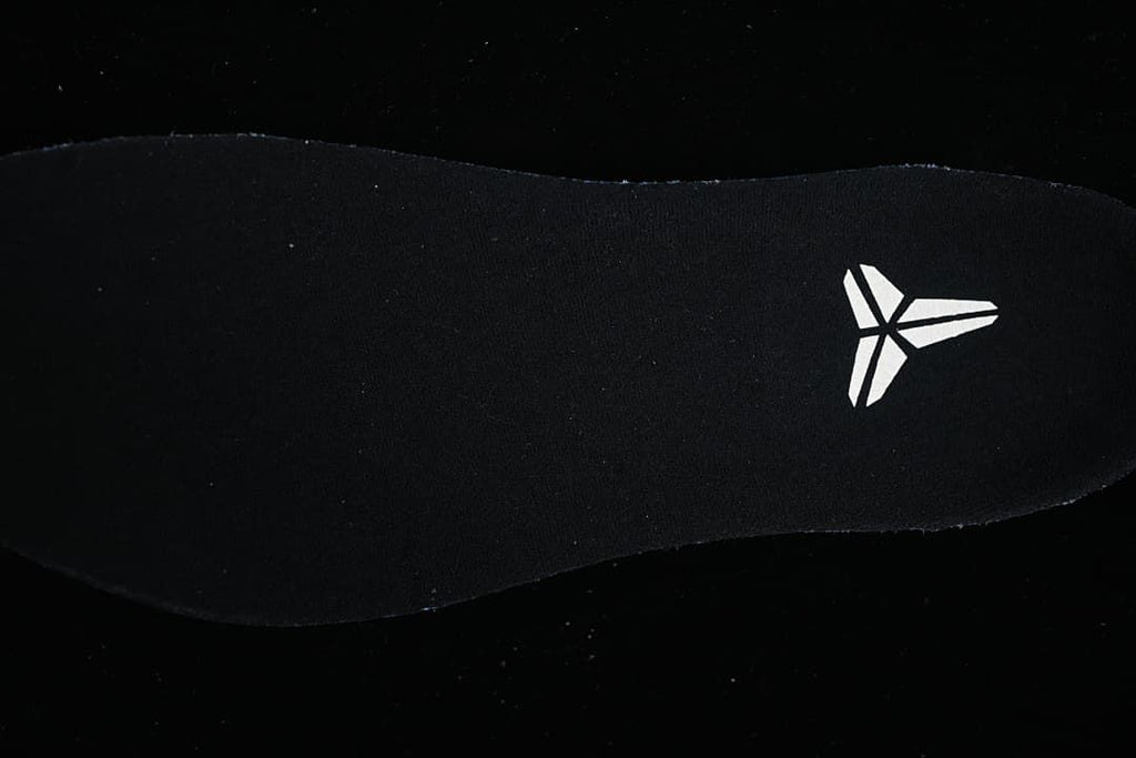 Black insole with a white Kobe logo