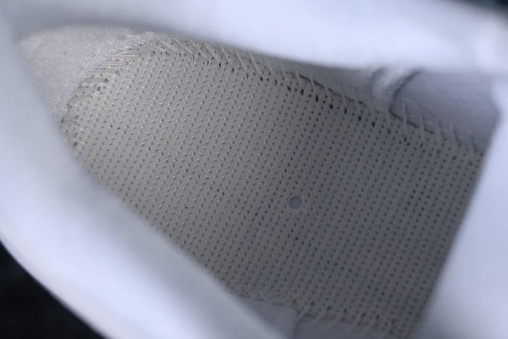 Close-up of the perforated interior footbed