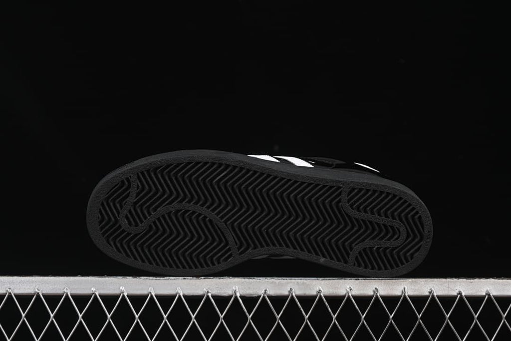 Underside view showing the black outsole tread pattern