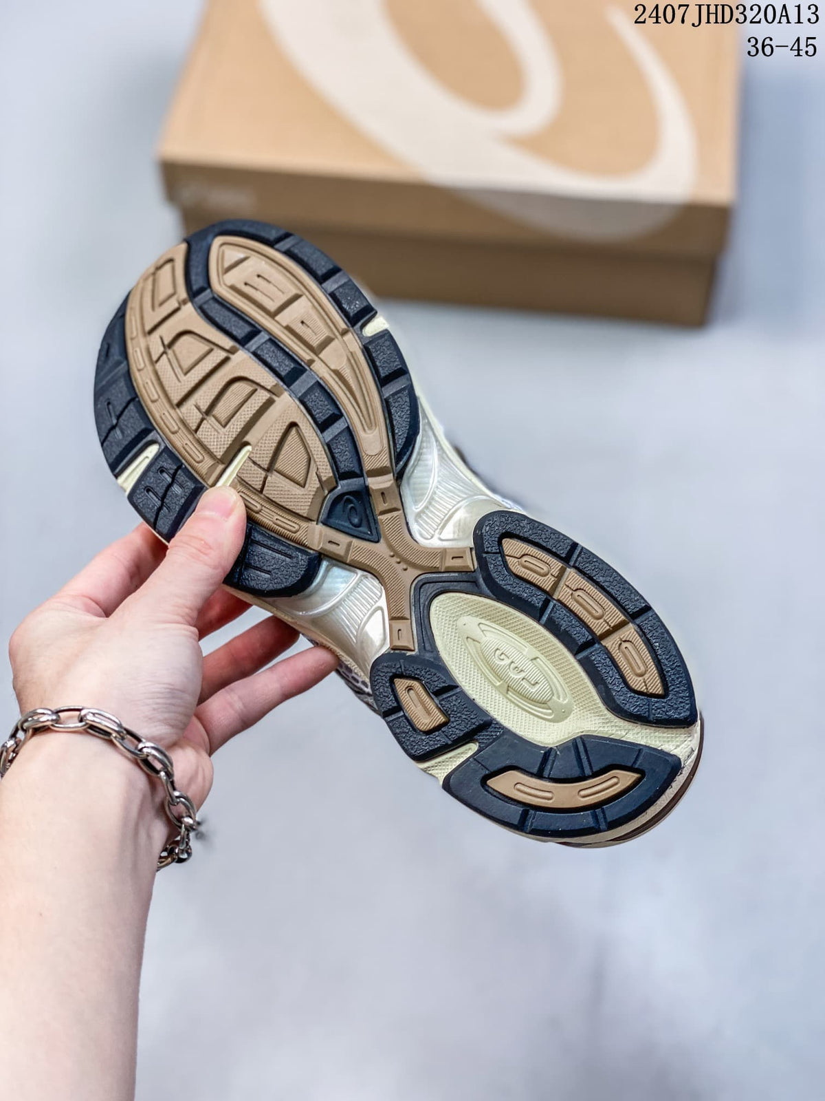Underside of the ASICS GEL-1130 sneaker showing the patterned outsole