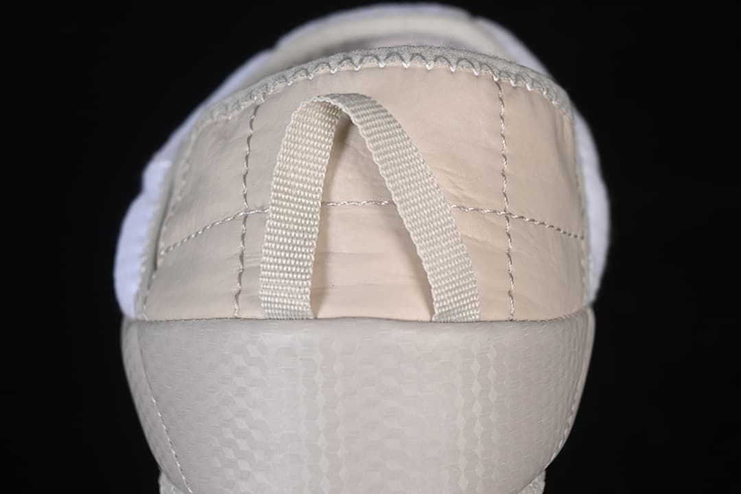 Rear view showing the heel panel and pull loop