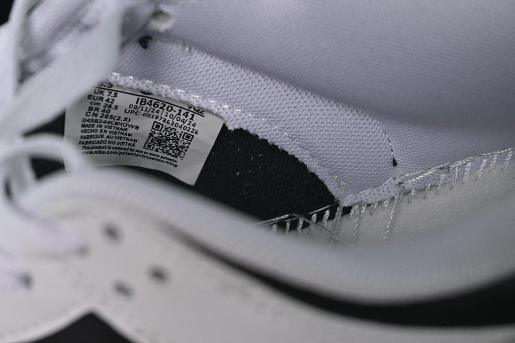 Close-up of the size label inside the shoe; EU 42 is visible