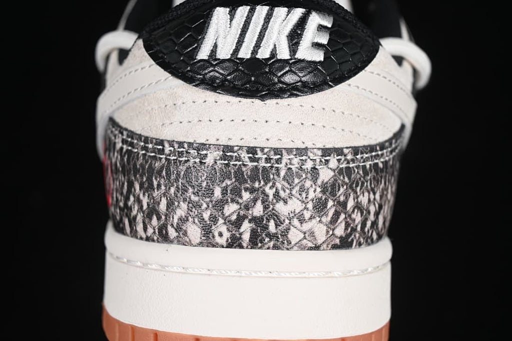 Rear close-up showing patterned heel panels, black heel tab, and white Nike lettering