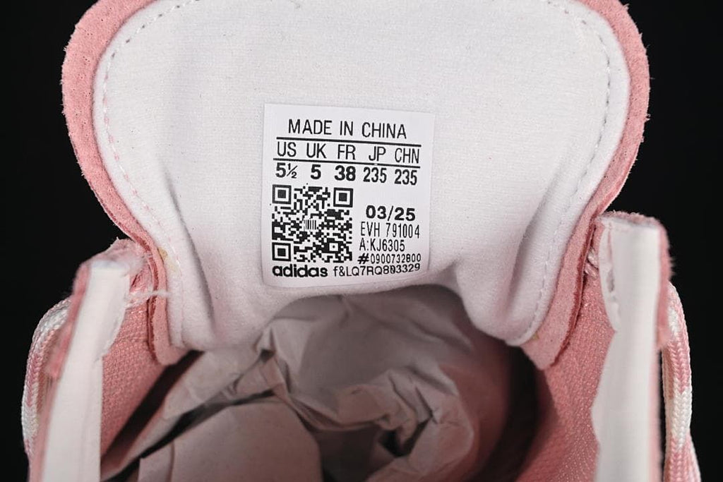 Interior size label showing EU 38 and style code KJ6305