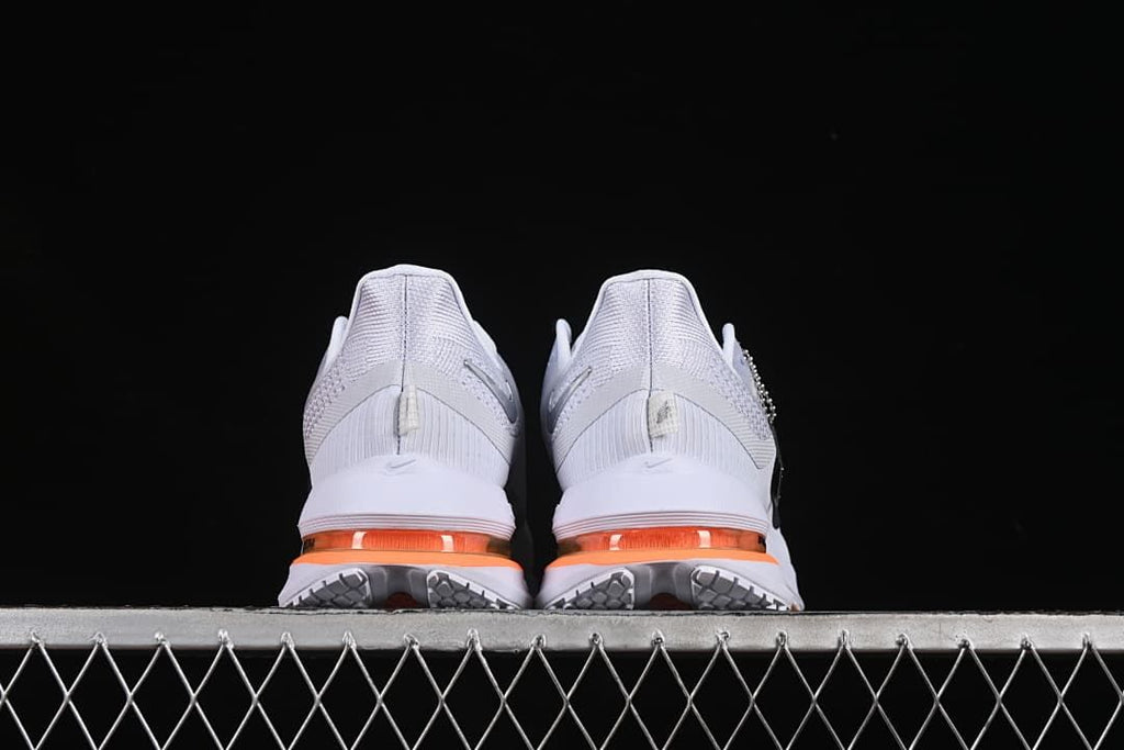 Rear view of both shoes