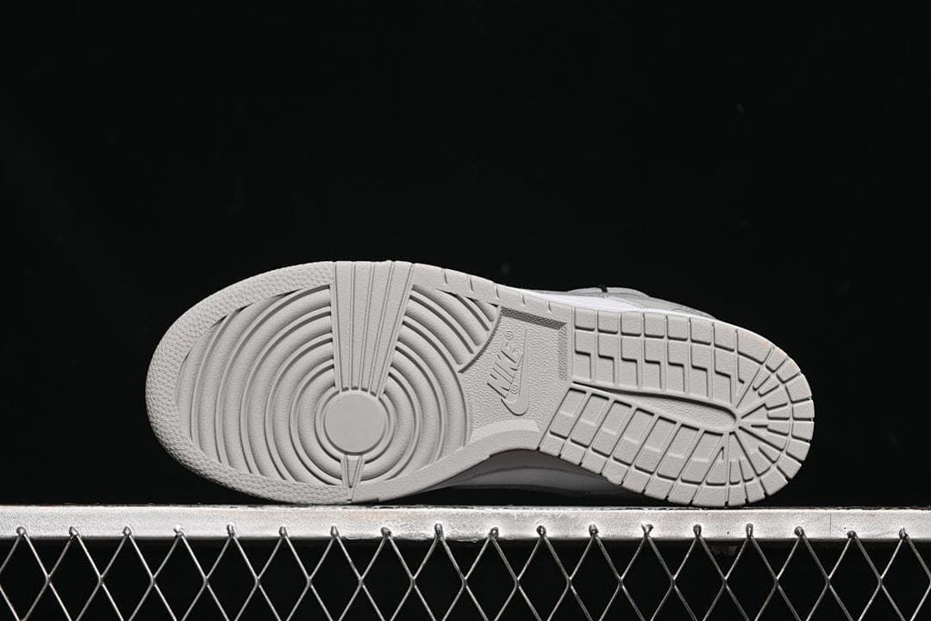 Outsole view showing the tread pattern