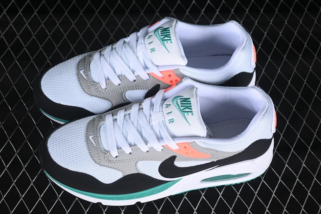 Pair of Nike Air Max Correlate sneakers viewed from above at an angle.