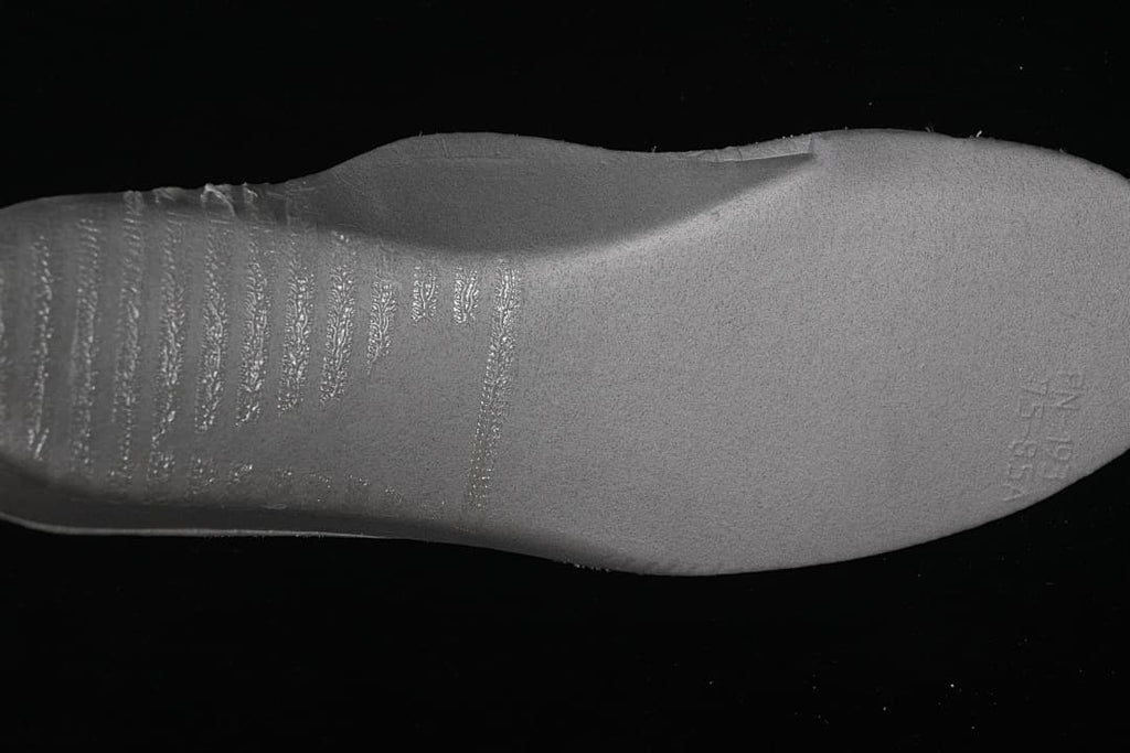 Close-up of the sneaker outsole surface.