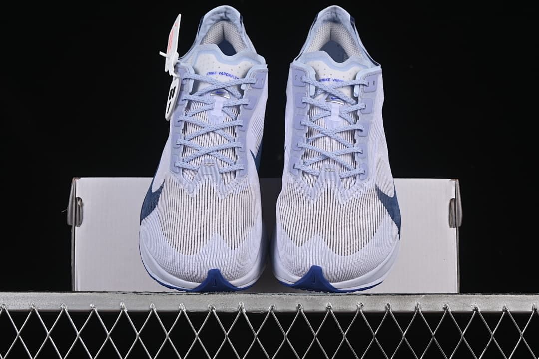Front view of the pair displayed on a shoe box