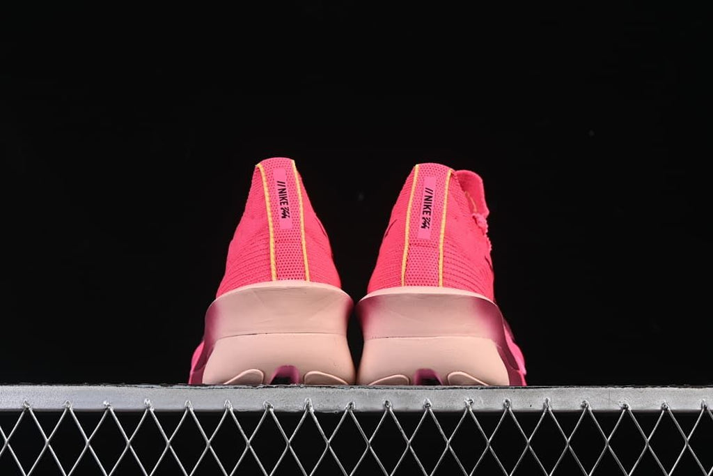 Rear view of the pair showing heel construction