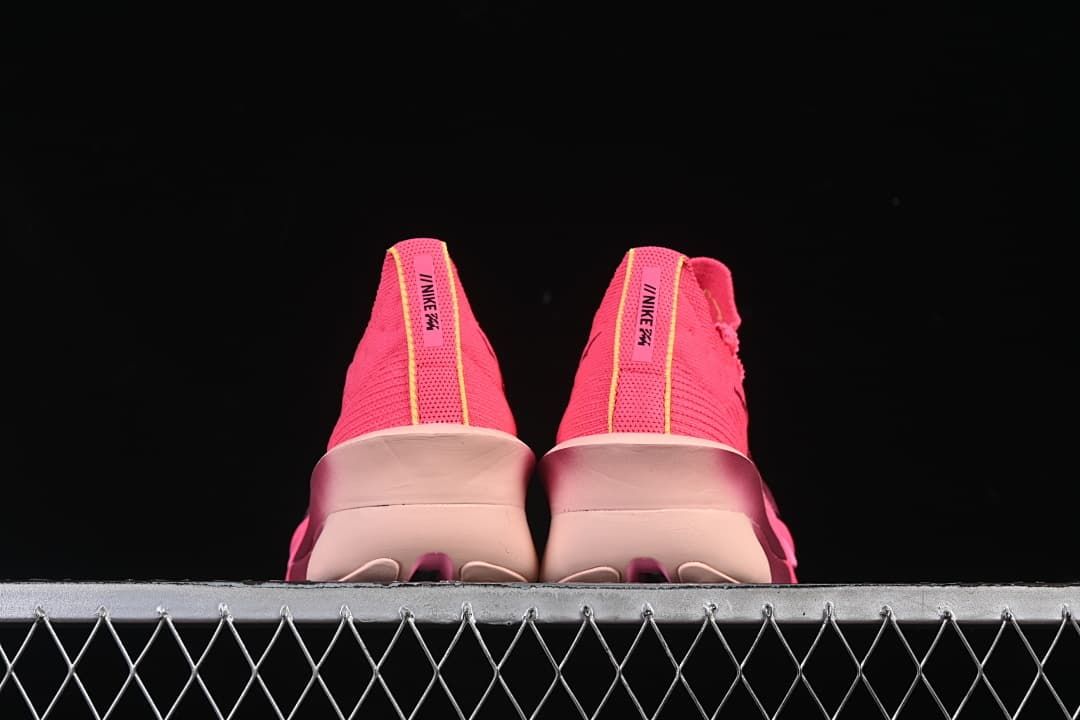 Rear view of the pair showing heel construction
