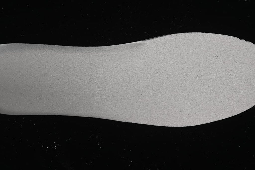 Close-up of the sneaker insole