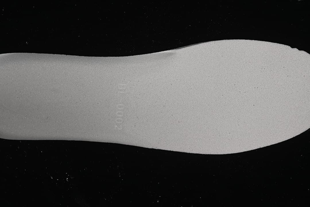 Close-up of the sneaker insole