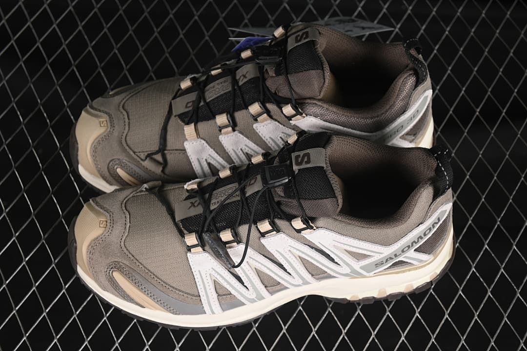 Pair of Salomon XA Pro 3D shoes shown from above at an angle