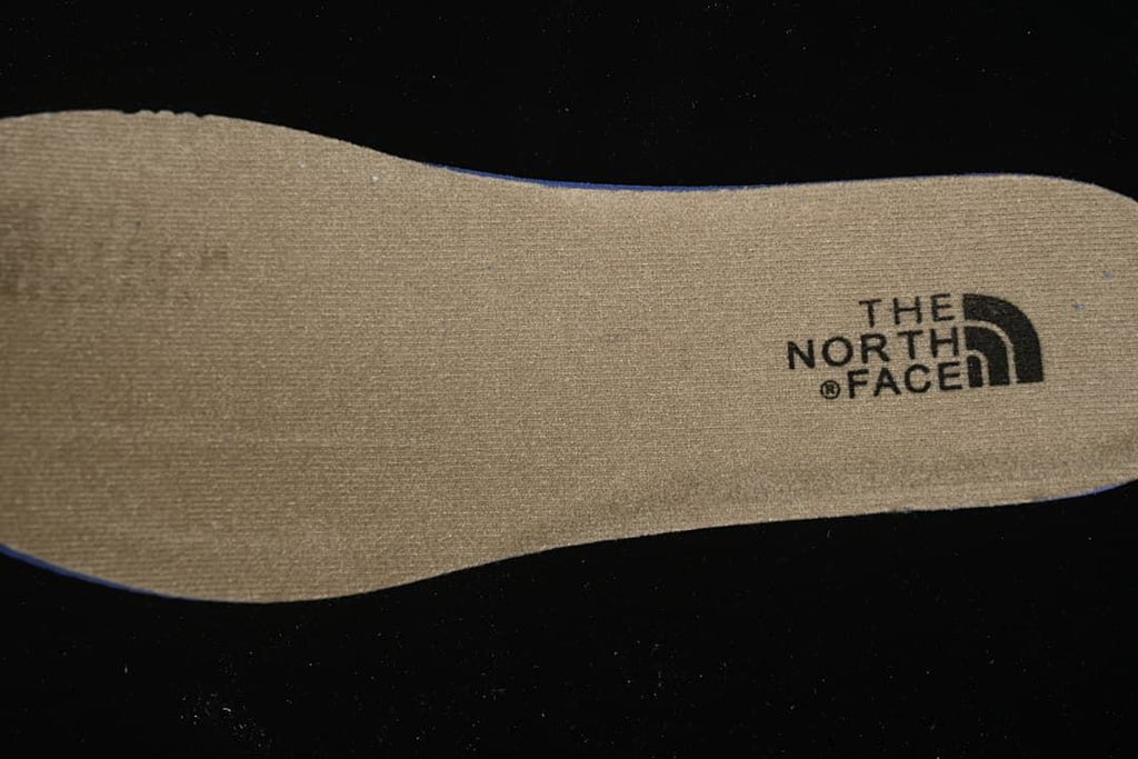 Close-up of the branded insole