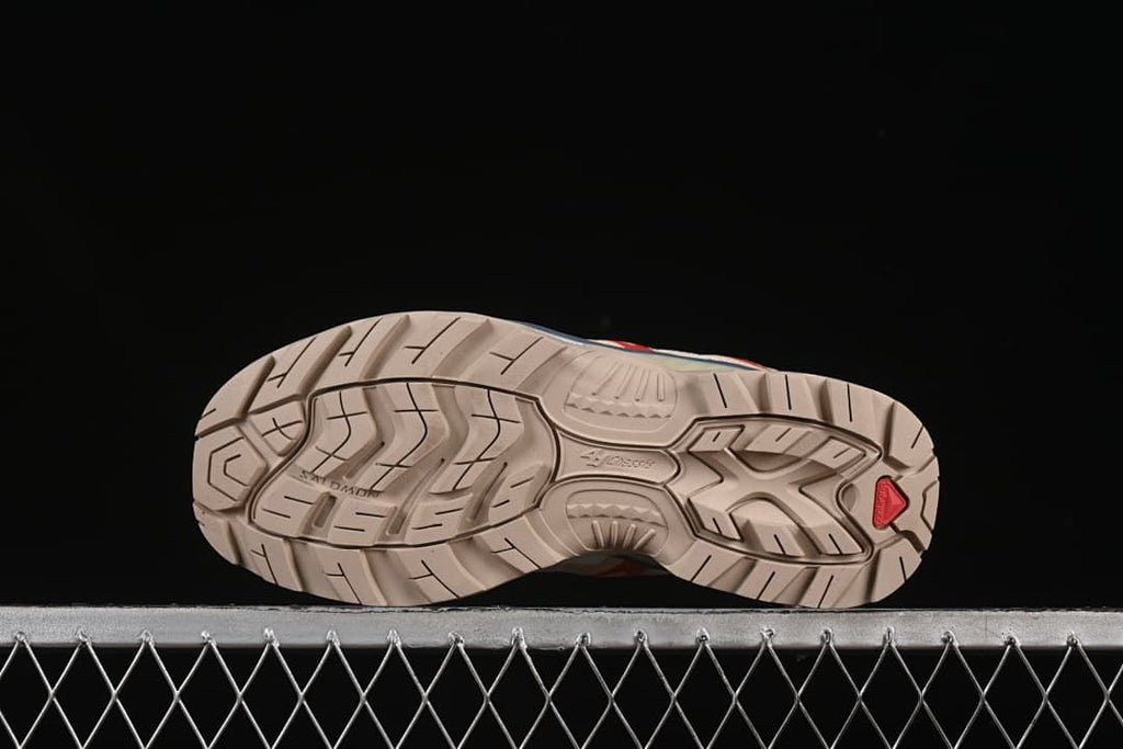 Underside view showing the tread pattern