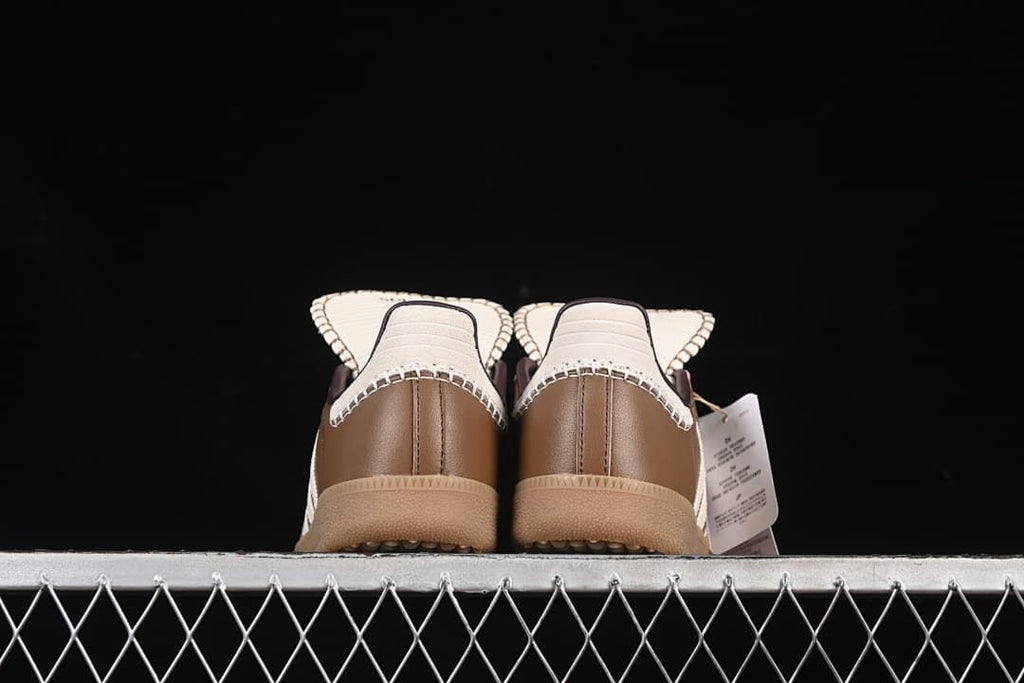Rear view of both sneakers