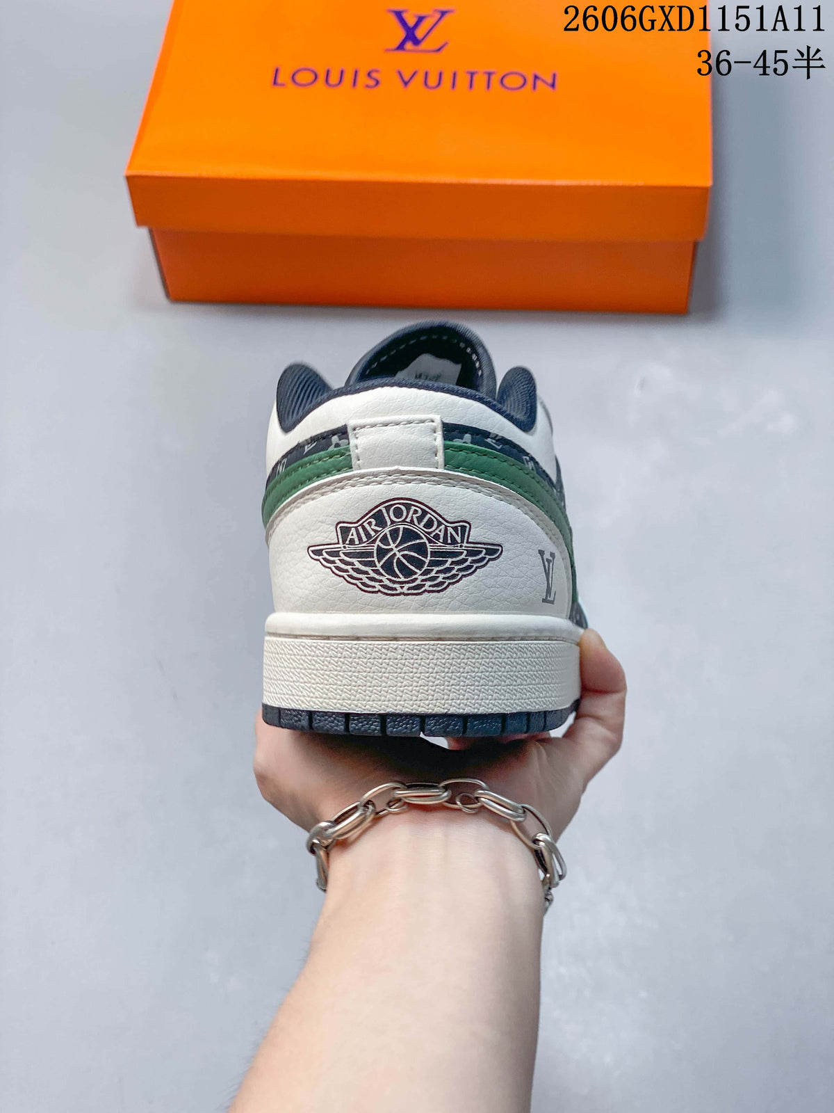 Rear view showing the white heel panel and embroidered basketball logo.