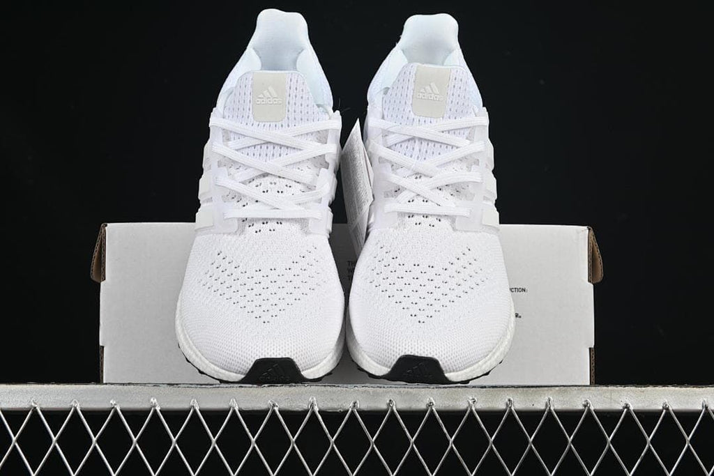 Front view of the pair resting on the shoe box.