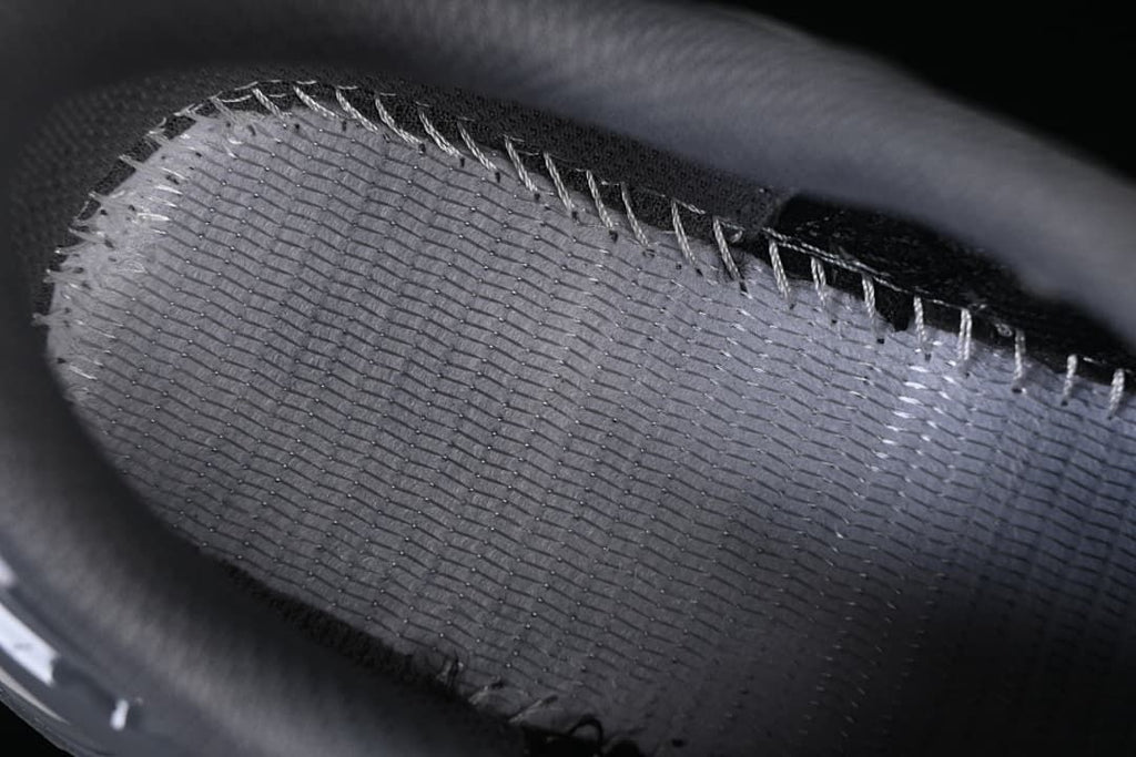 Close-up view inside the sneaker showing the insole and lining.
