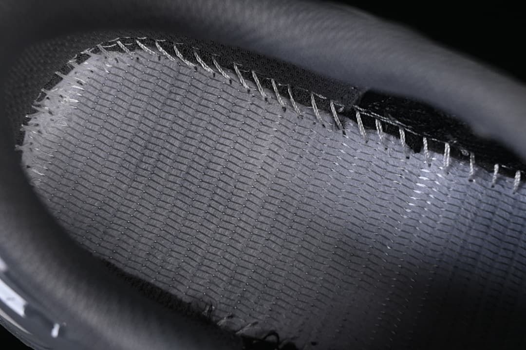 Close-up view inside the sneaker showing the insole and lining.