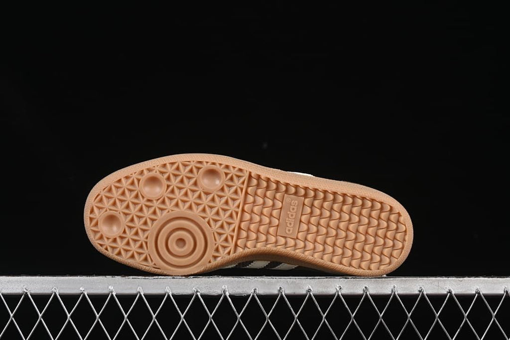 Underside showing the gum-colored outsole tread