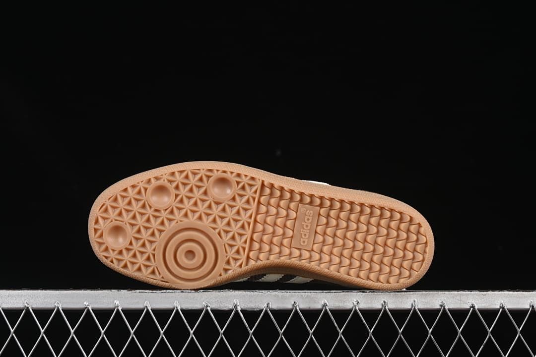Underside showing the gum-colored outsole tread