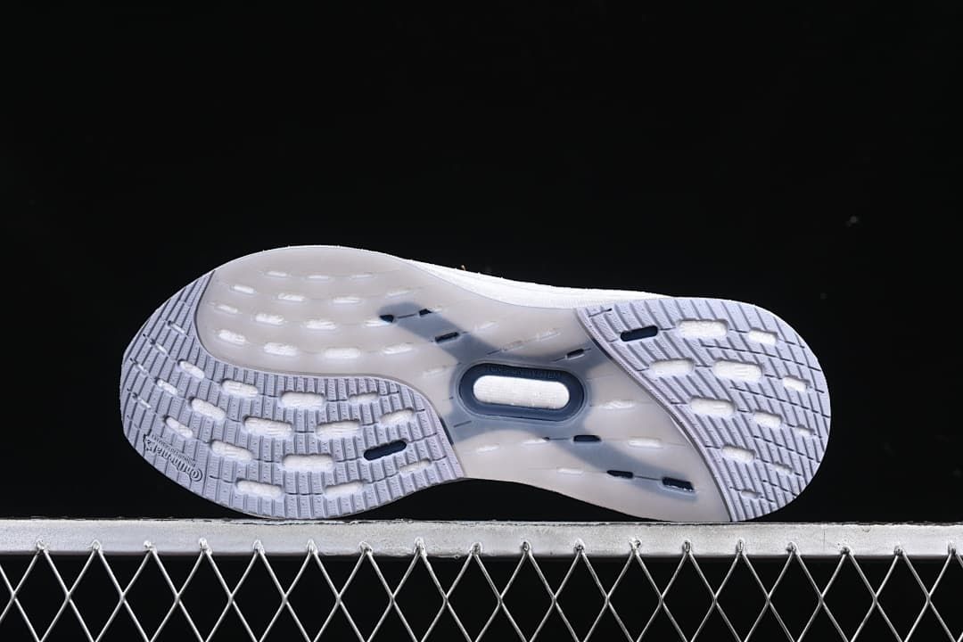 Underside view showing the patterned outsole.