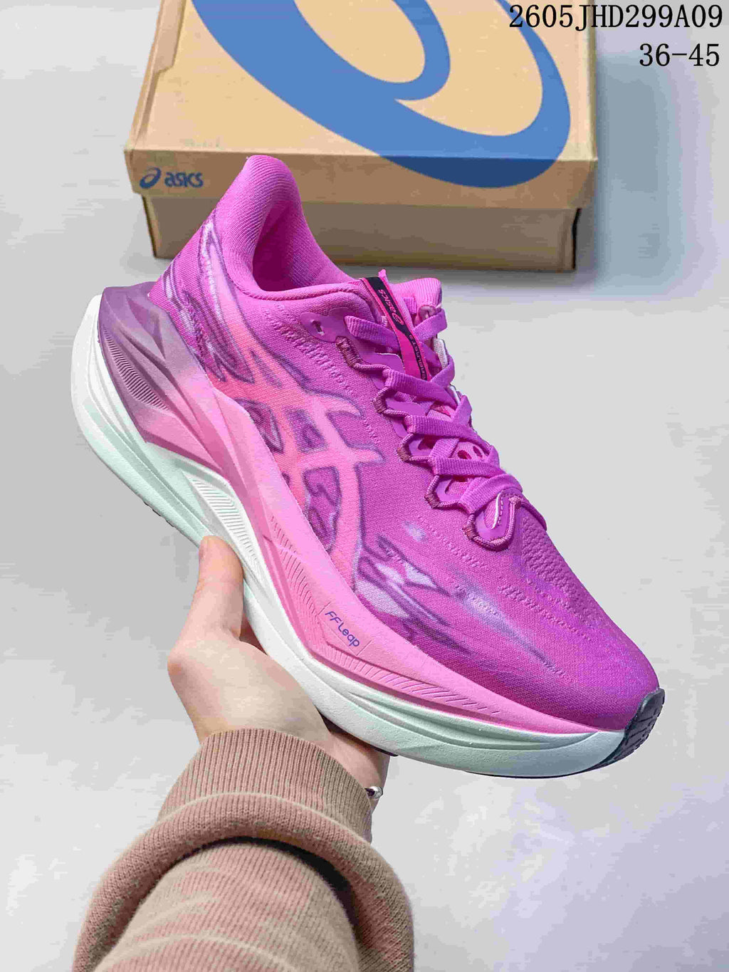 ASICS Superblast 3 running shoes shown in multiple colorways
